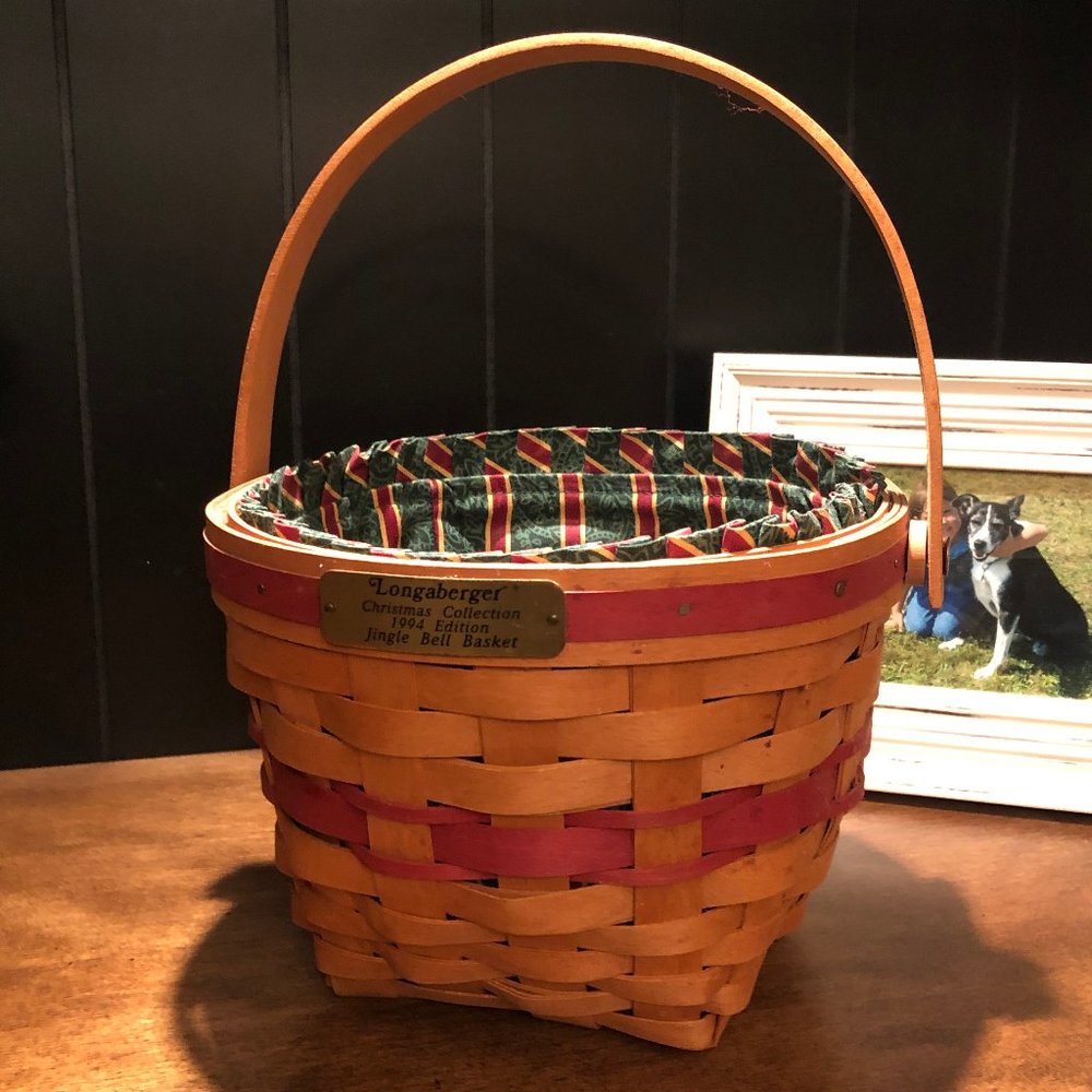 Longaberger Christmas - Jingle Bell Basket 1994